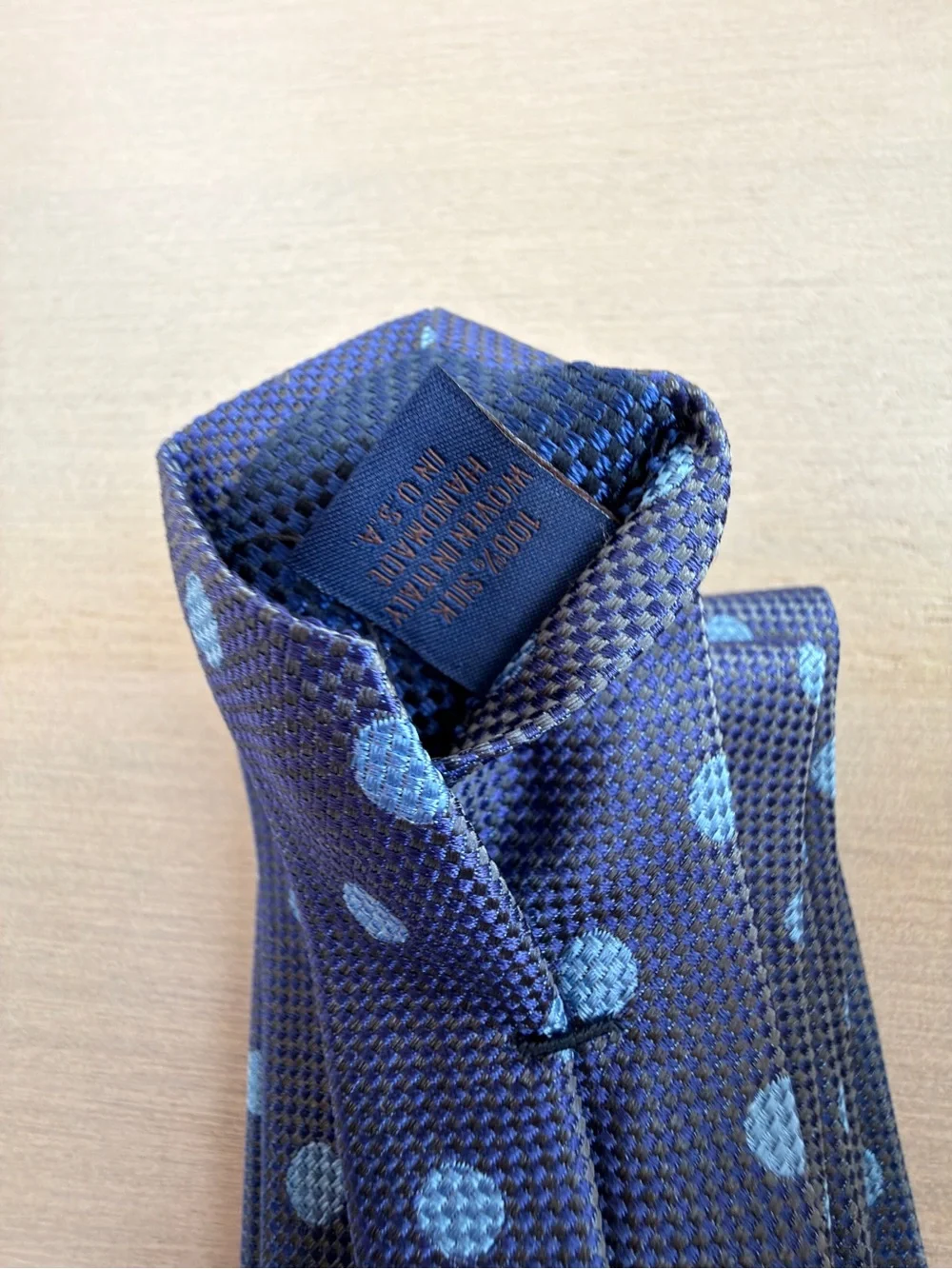 Men's Blue Patterned Ties - Classic Navy and Sky Stripes - Set of 3